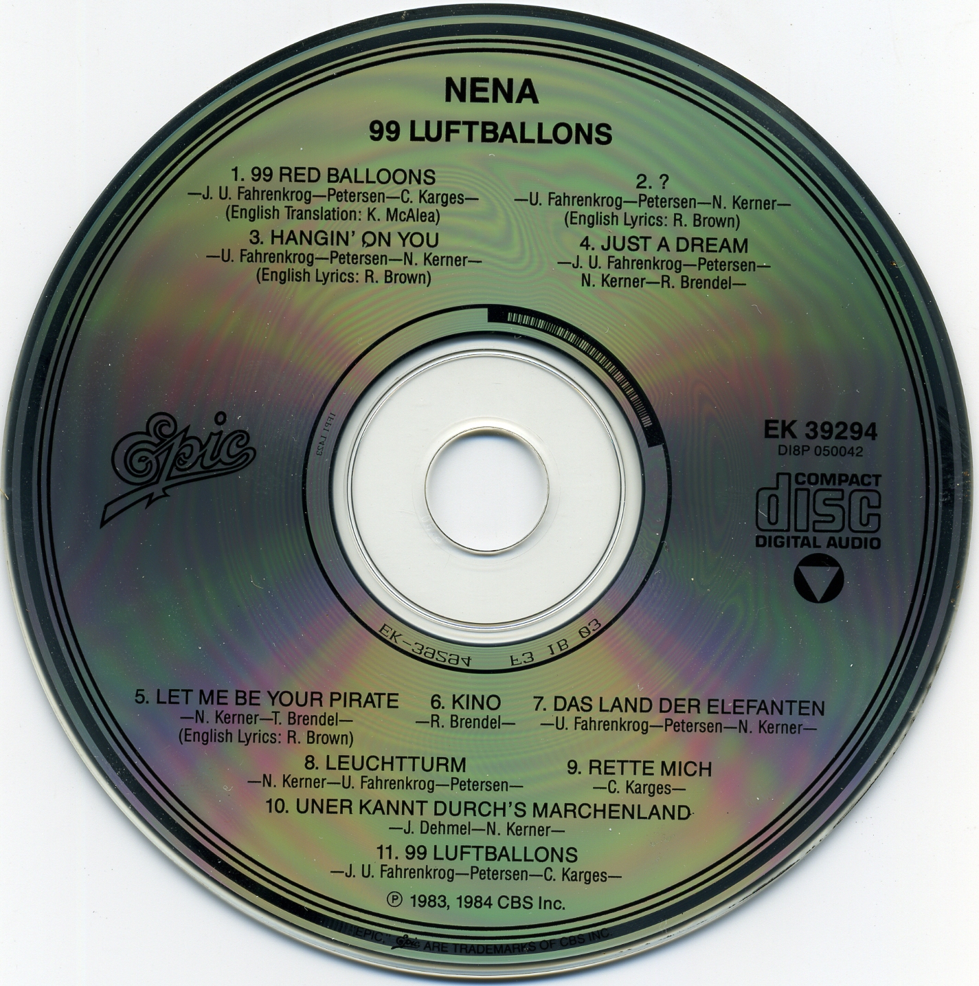 Nena 99 Luftballons Cd Cd Covers Cover Century Over 500 000 Album Art Covers For Free